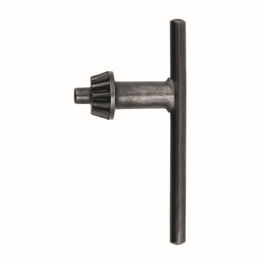BLACKDECKER 70-018E metal drill chuck key, photography, side angle on white background.