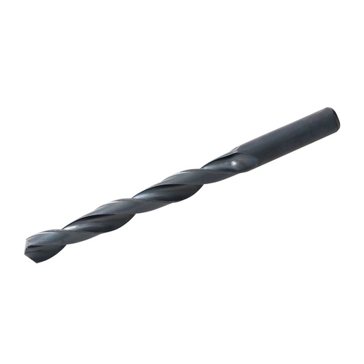 BLACKDECKER BD180012C metal twist drill bit, black finish, side angle on white background.