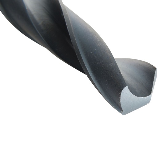 BLACKDECKER BD180012C metal drill bit tip, close-up angle on white background.
