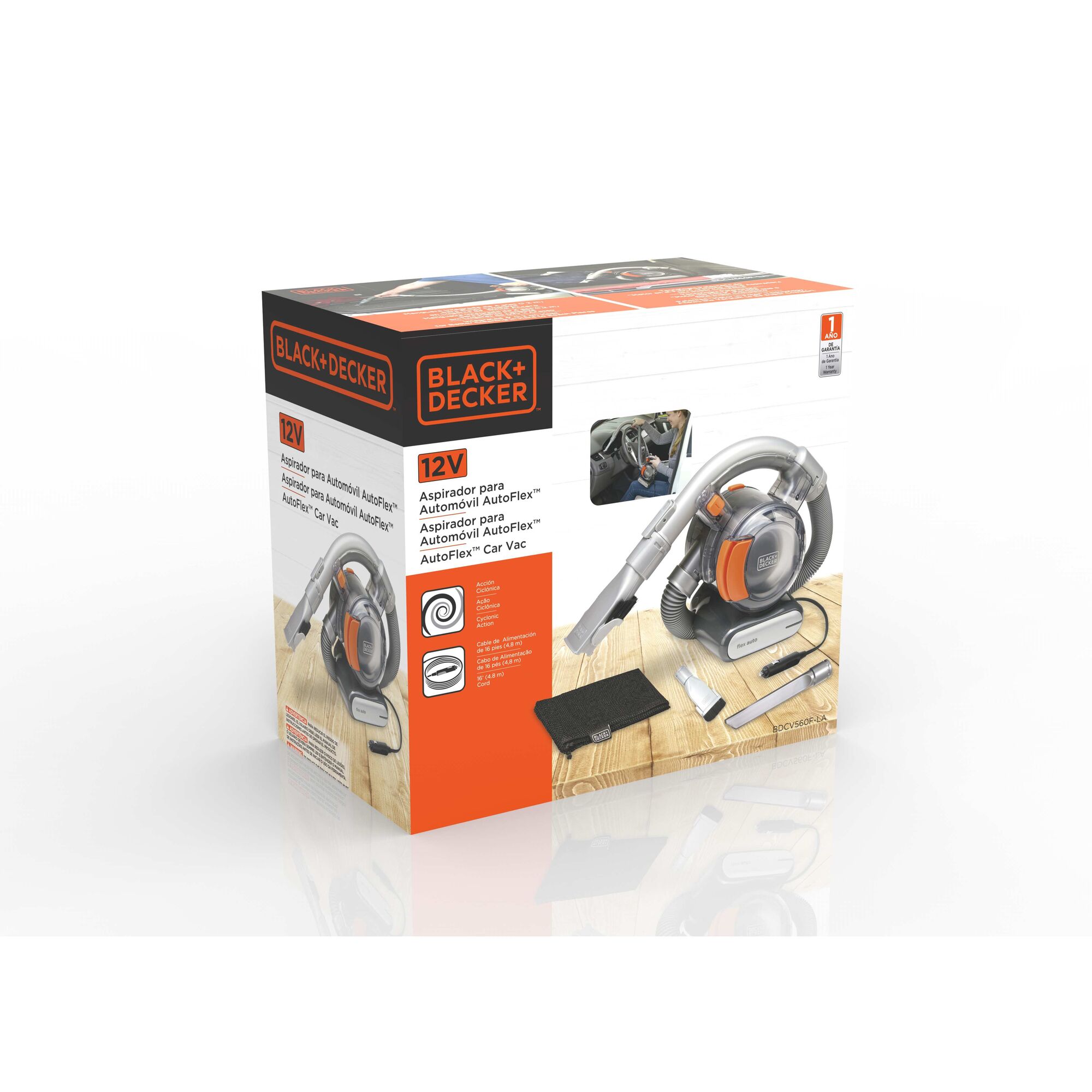 Aspiradora para Auto de 12V Flex | BLACK+DECKER