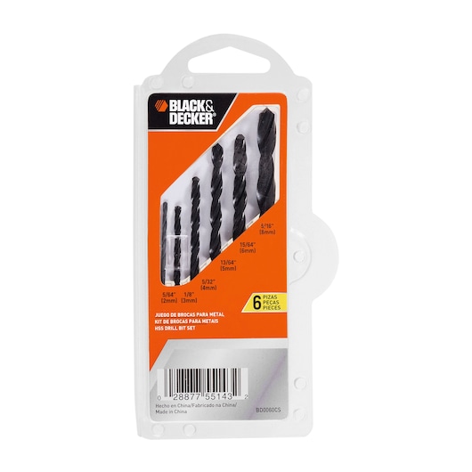Juego Clip de Brocas Metal 6 pzas