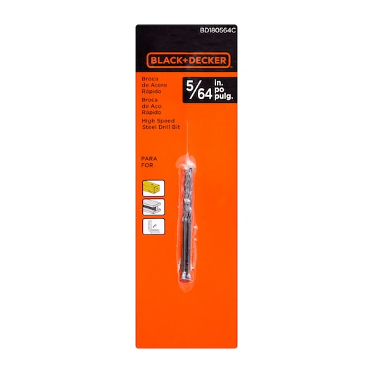 BROCA DE ÓXIDO NEGRO HSS 5/64 " 2PC