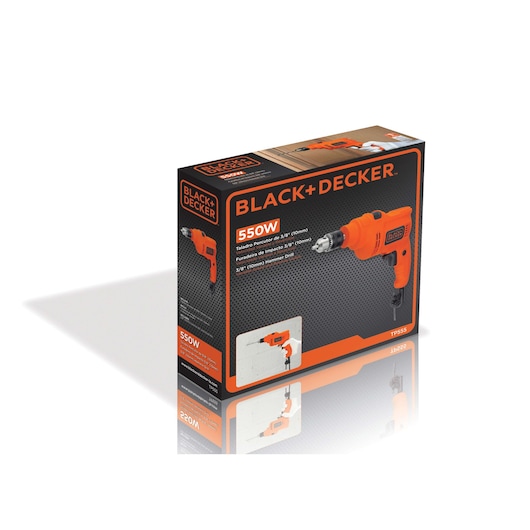 Taladro Percutor de 3/8” (10mm) de Velocidad Variable y Reversible 550W